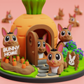 BUNNY HOME PLAYSET