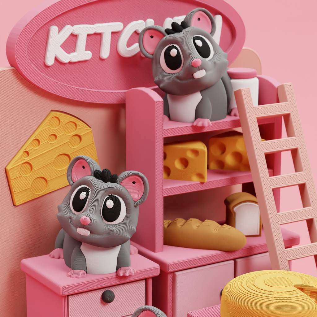 MOUSE KITCHEN PLAYSET