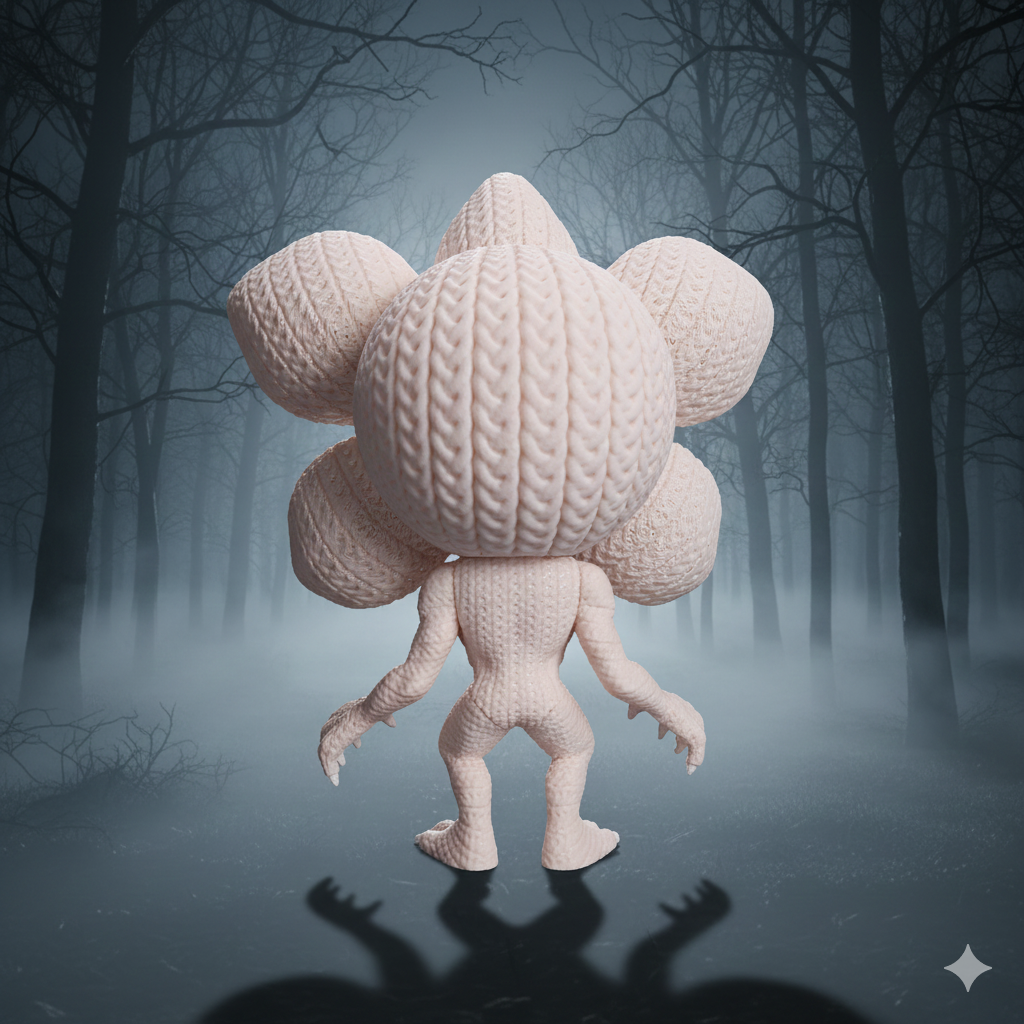 Demogorgon Knitted Style Figure