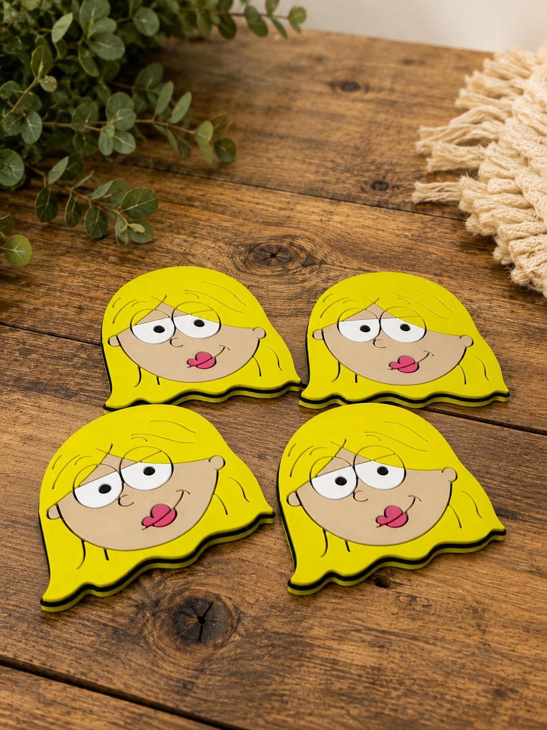 Lizzie McGuire Coasters - Set of 4