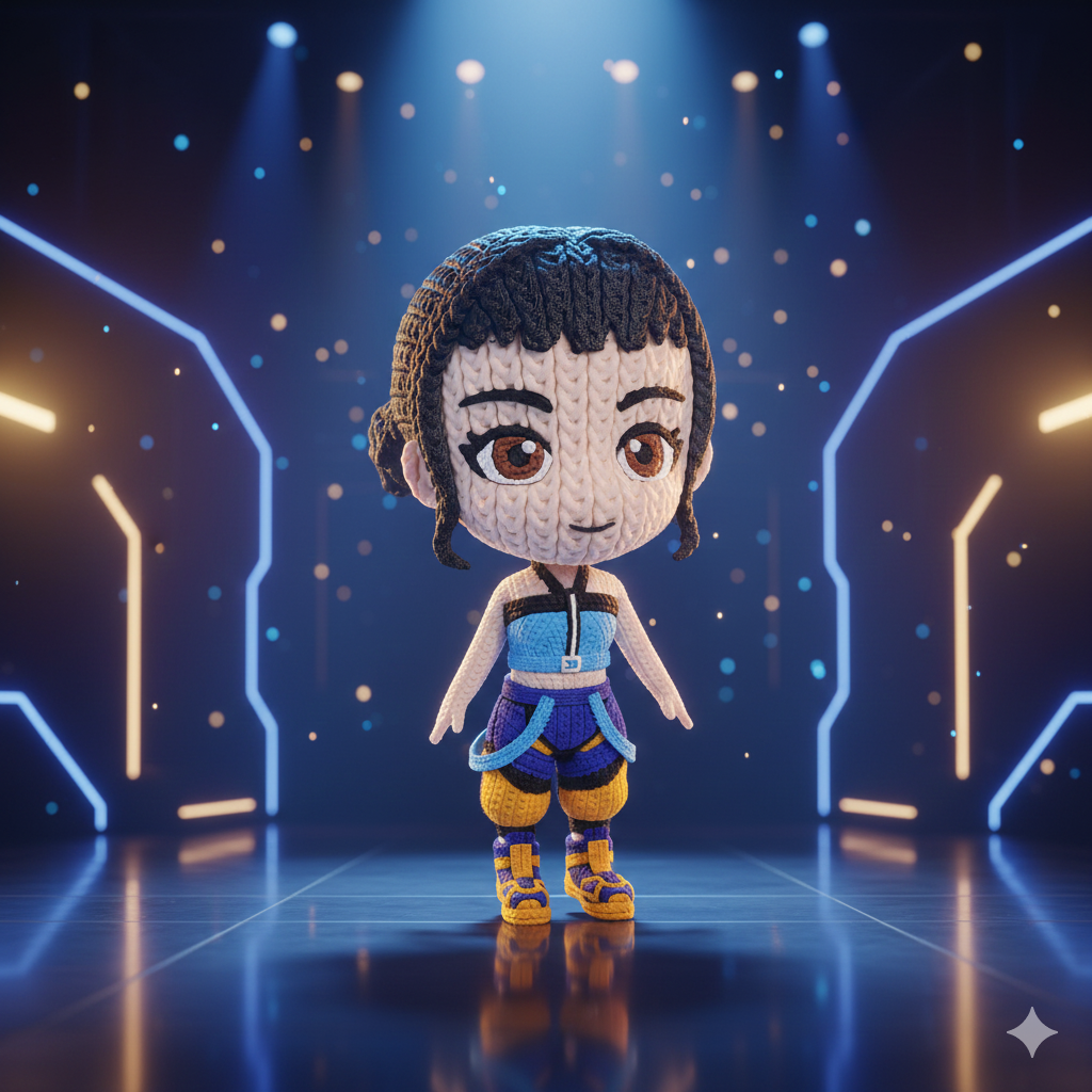 Knitted Style Zoey Figure