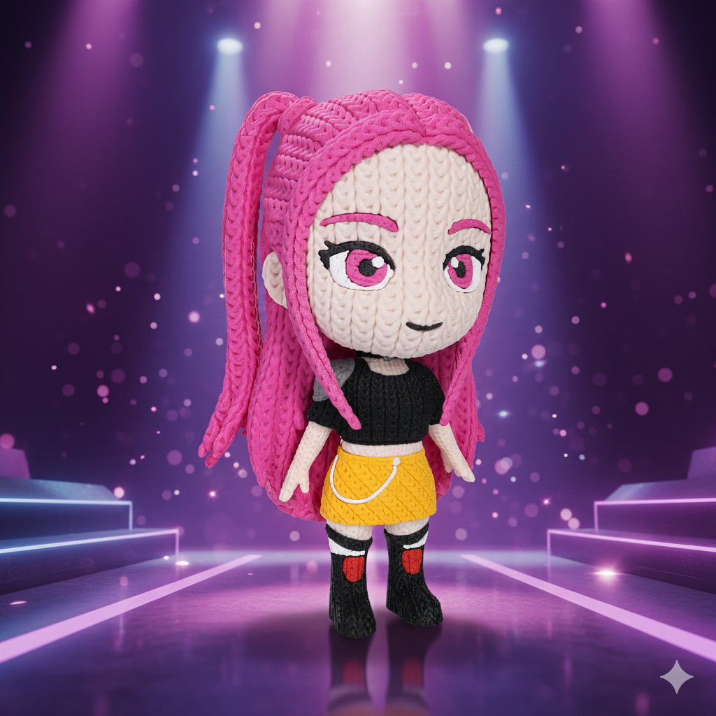 Knitted Style Mira Figure
