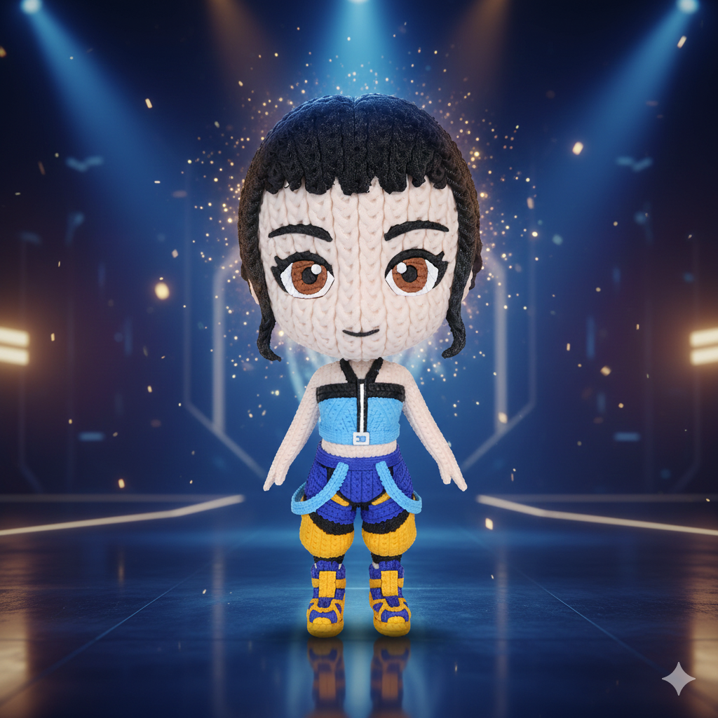 Knitted Style Zoey Figure
