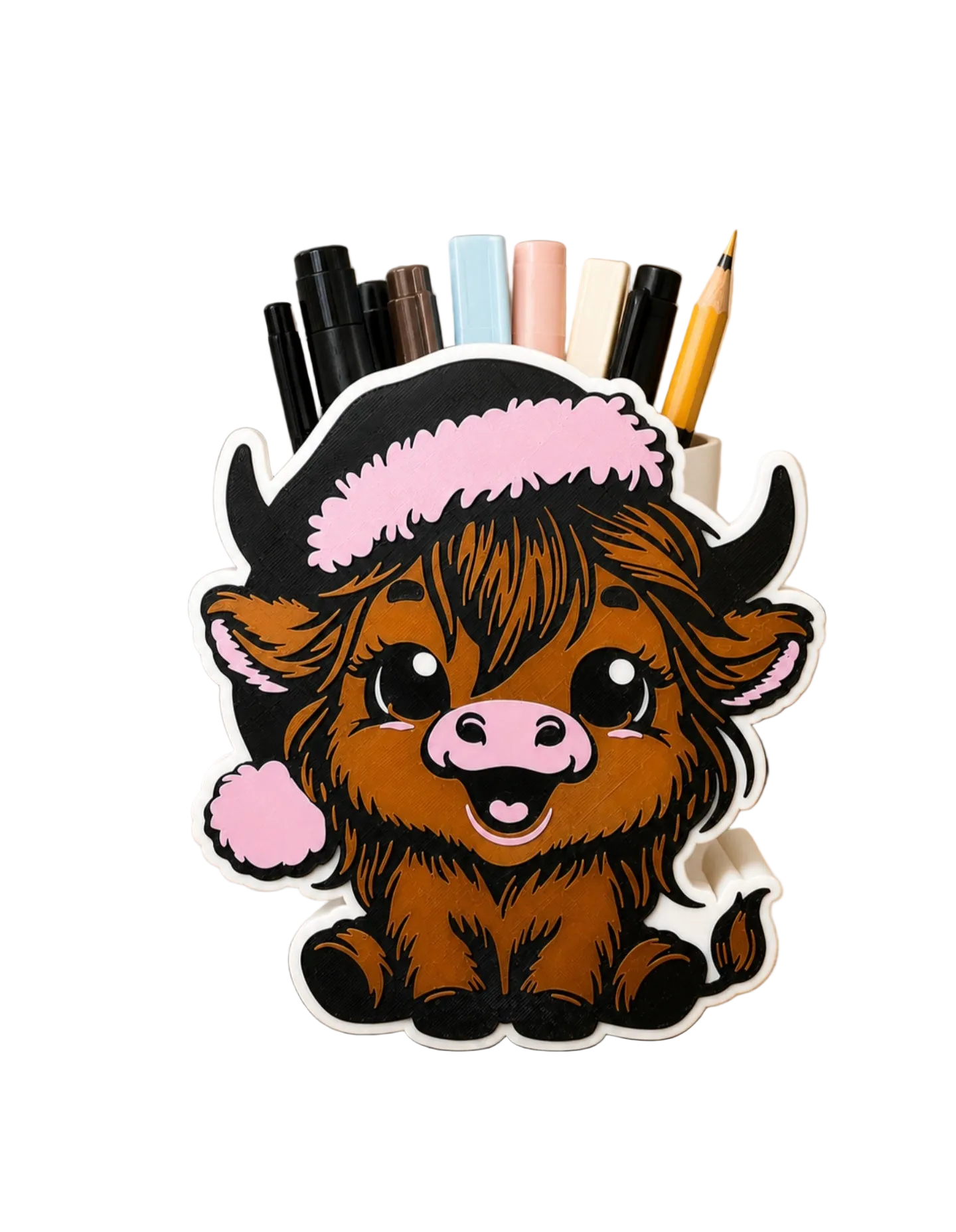 HIGHLAND COW PEN HOLDER