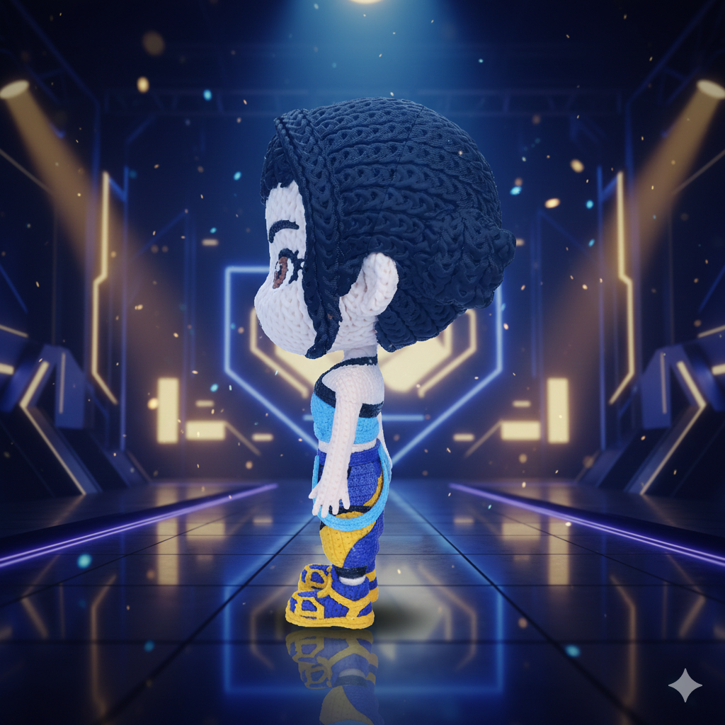 Knitted Style Zoey Figure