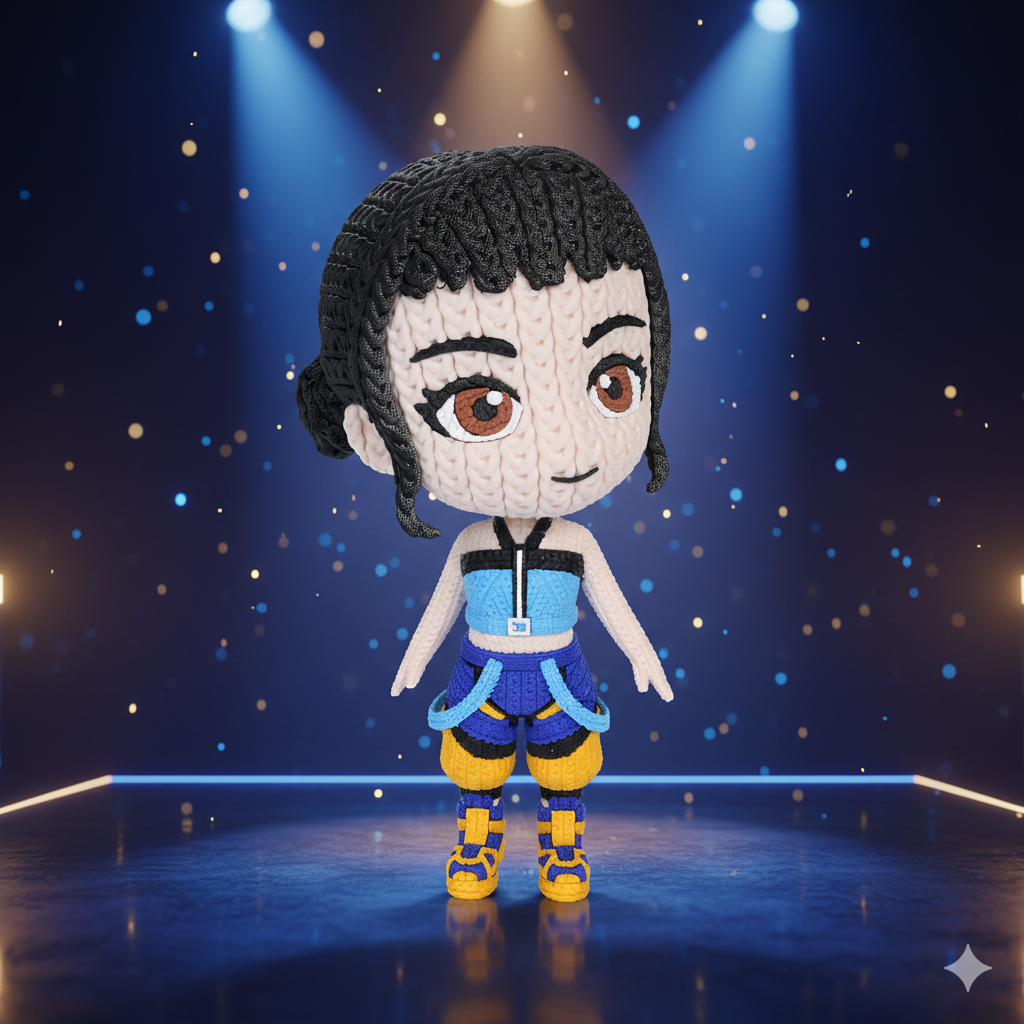 Knitted Style Zoey Figure